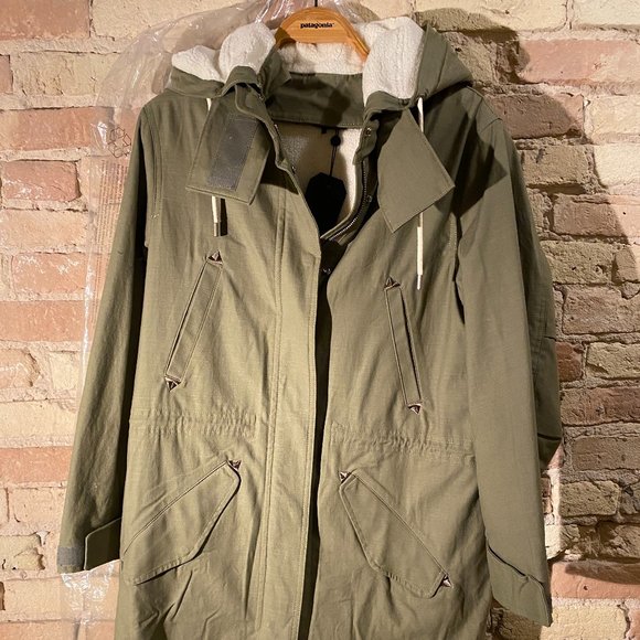 Rag & Bone Green Penelope Parka - Picture 2 of 7